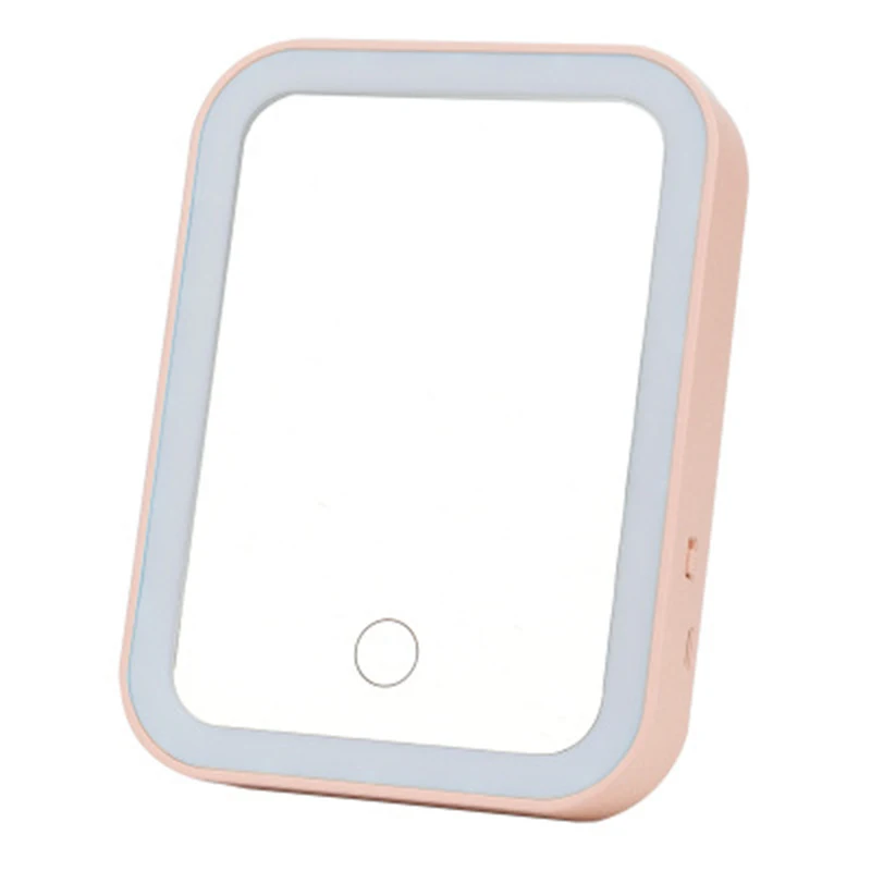 

Costway Led Makeup Mirror USB Charging Fill Light Portable Small Mirror Desktop Night Light Cosmetic Mirror For Girl