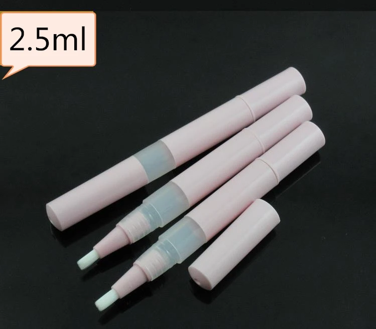 Косметическая розовая ручка 2 5 мл поворотный дозатор для ручек с герметичными