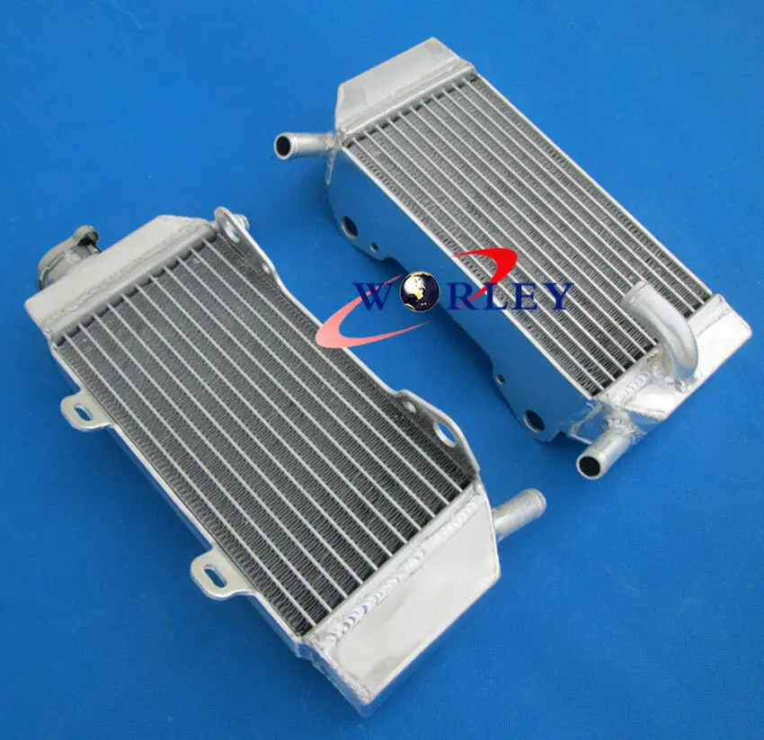 Подходит для Honda CRF250 CRF250R CRF250X 2004-2009 2005 2006 2007 2008 алюминиевый радиатор и красный