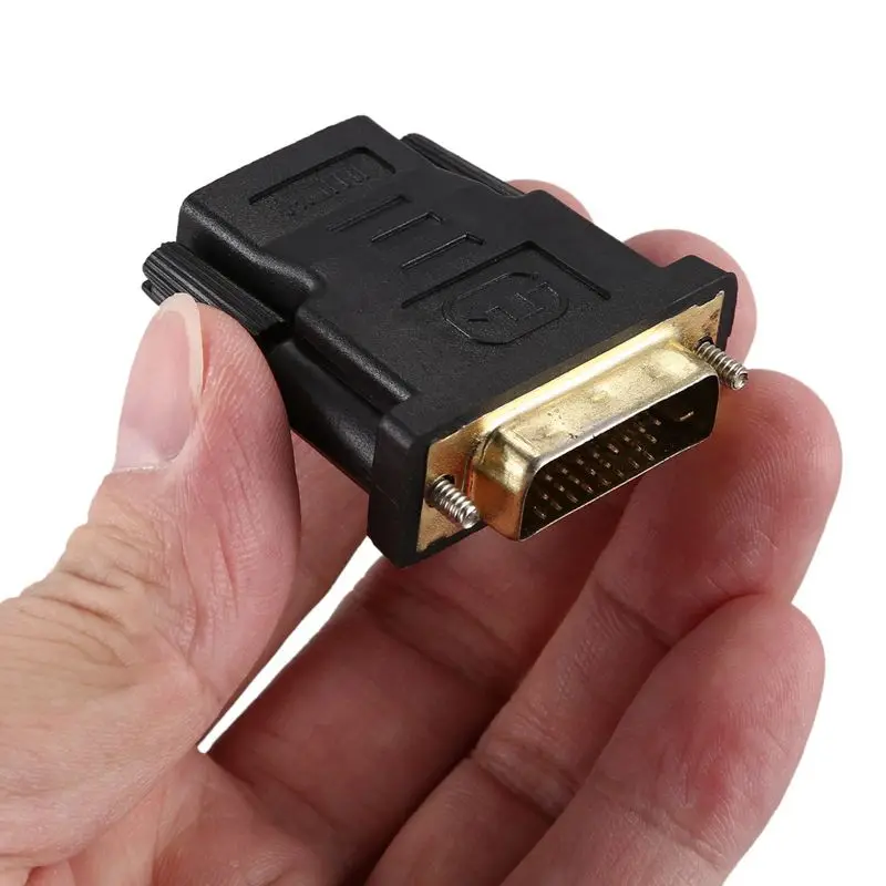 DVI-D Dual Link DVI 24 + 1 папа на HDMI с адаптером селфи-стик Разъем 1080P адаптер штыревой VGA