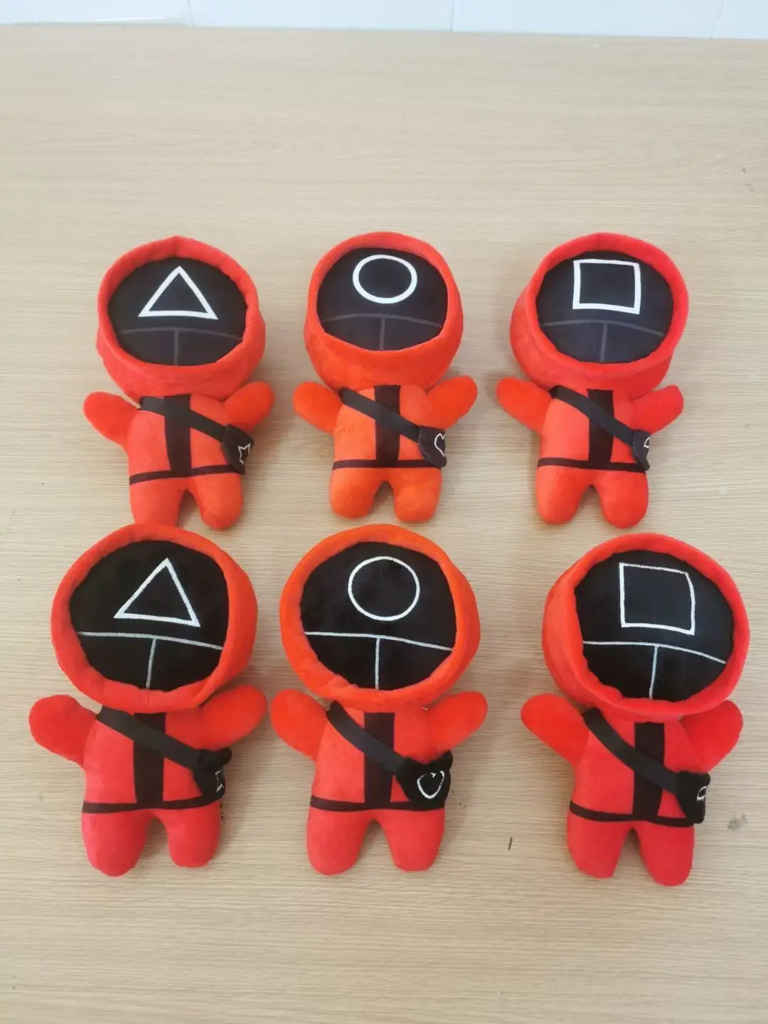 

Игра «кальмар», плюшевая игрушка, кавайная плюшевая кукла, Корейская забавная мультяшная игра «кальмар», персонажи, игрушки на Хэллоуин, Ро...