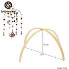 Детские игрушки Let's Make на возраст 0-12 месяцев, мобильные игрушки для малышей, погремушки с колокольчиком на кровати, сделай сам, развивающие игрушки для младенцев