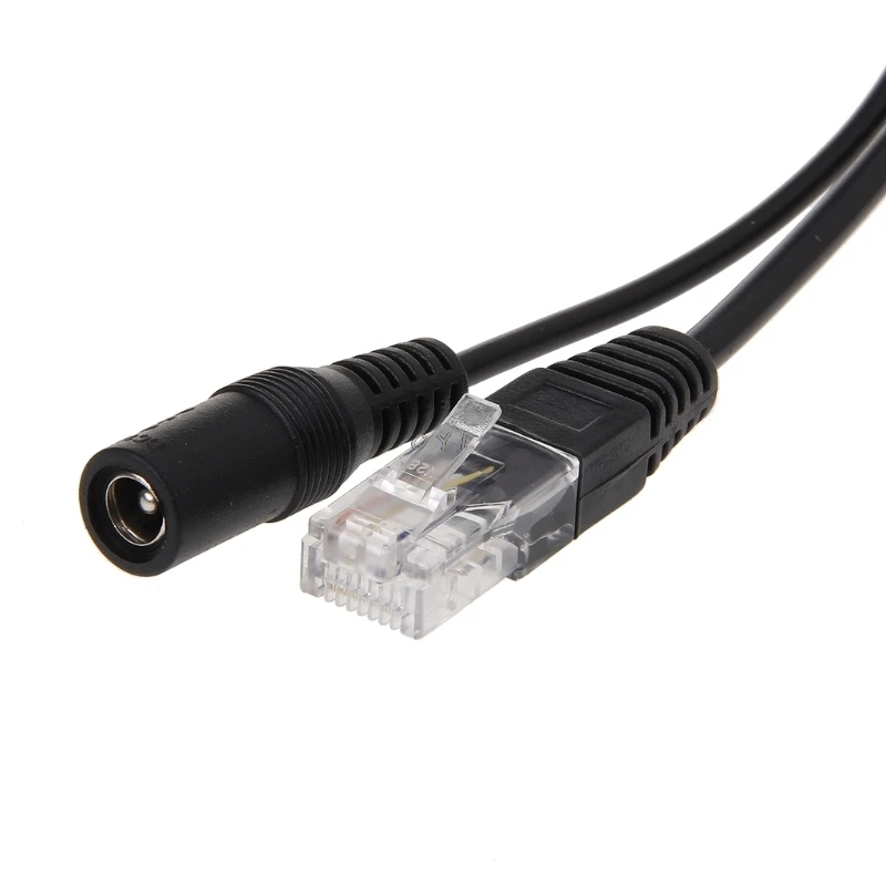 RJ45 Инжектор POE сплиттер адаптер Кабельный комплект пассивная мощность по Ethernet 12-48
