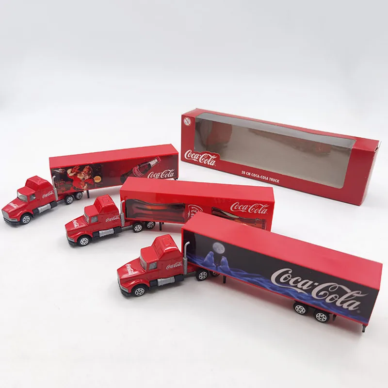 Литый под давлением в масштабе 1/87 красный грузовик транспортная модель