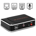 EZCAP 280HB HD видеокарта для захвата игр, видеозаписывающее устройство 1080P 30fps, совместимо с Xbox One PS4 с микрофоном