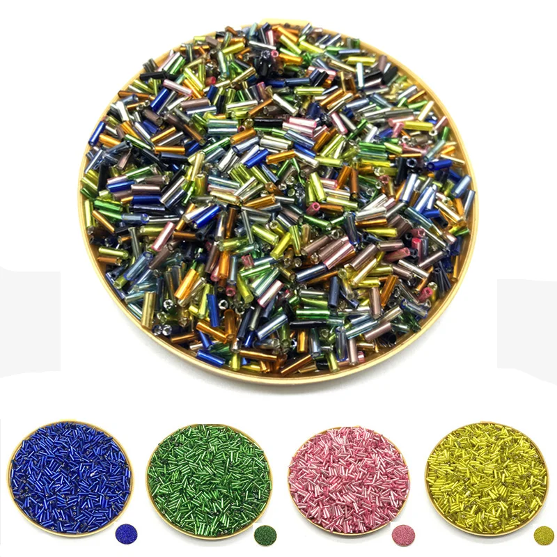 

Multi Color 2*3mm/2*6mm Czech Cylindrical Glass Tube Bugle Beads Seed Beads For Bracelet Necklace DIY Jewelry Making
