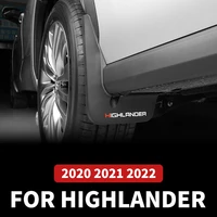 mudguard exterior car accessories for toyota highlander 2022 2021 2020 xu70 refit mudguard anti sand baffle gasket