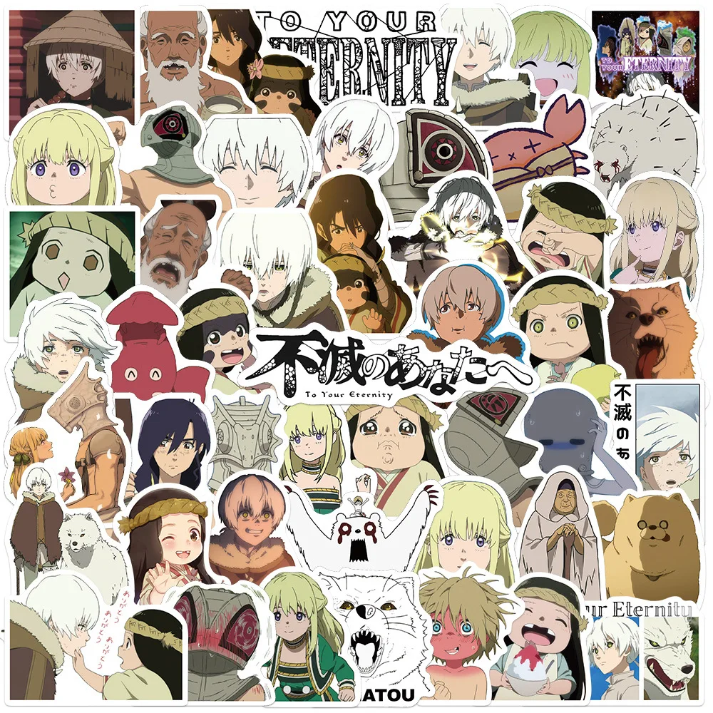 

10/30/50PCS Anime To Your Eternity Graffiti Stickers Skateboard Laptop Motorcycle Luggage Bike Phone Cool Decal Sticker Kid Toy