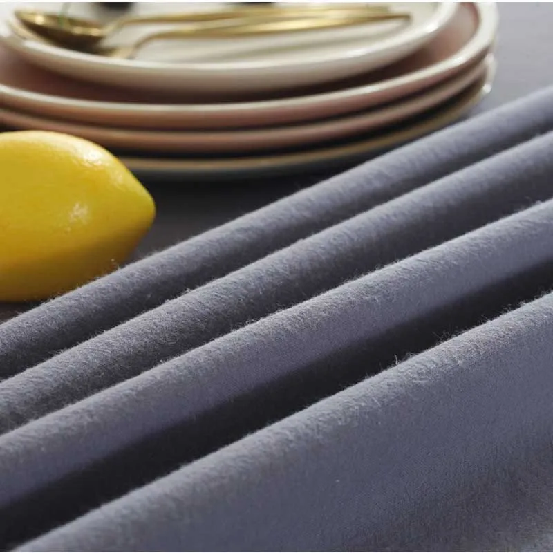 Simple Round Cotton and Linen Striped Tassel Tablecloth Coffee Table Cover Towel Wedding Satin |