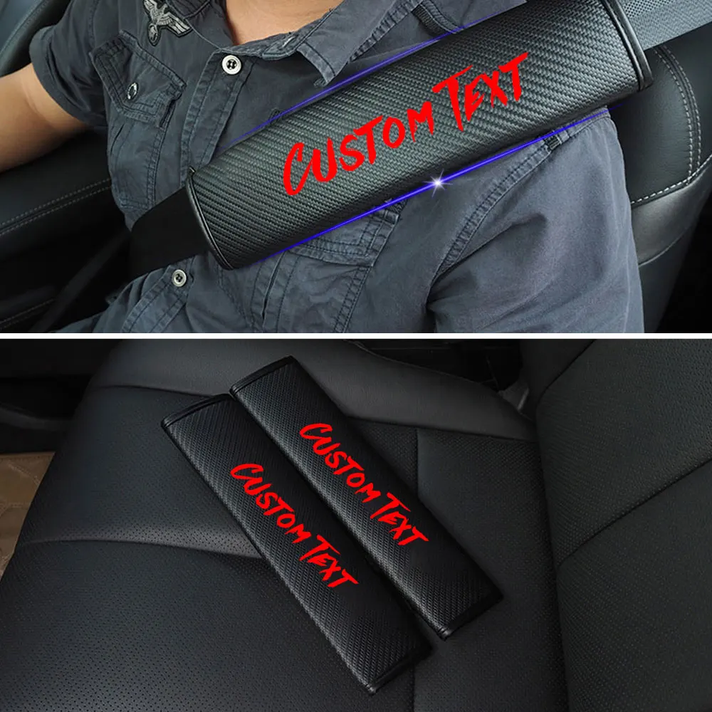2PCS PU Reflective Car Seat belt shoulder Pads Safe Belt Cover For Nissan Leaf Styling Auto Parts | Автомобили и мотоциклы