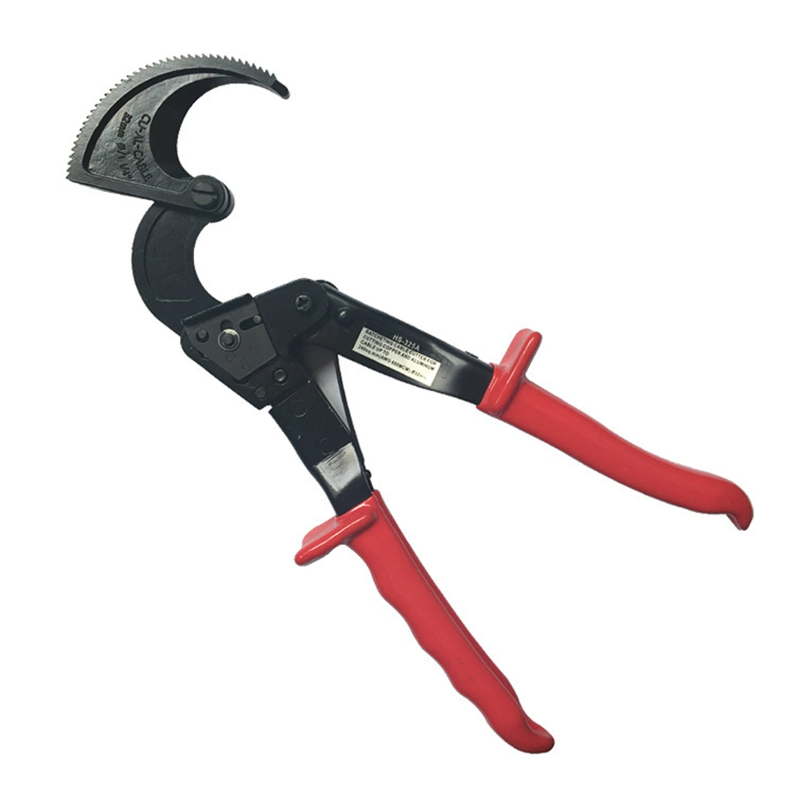 

HS-325A 240mm2 Ratchet Electrician Cable Cutter Hand Tool Heavy Duty Insulated Ratcheting Wire Cutting Plier Scissors