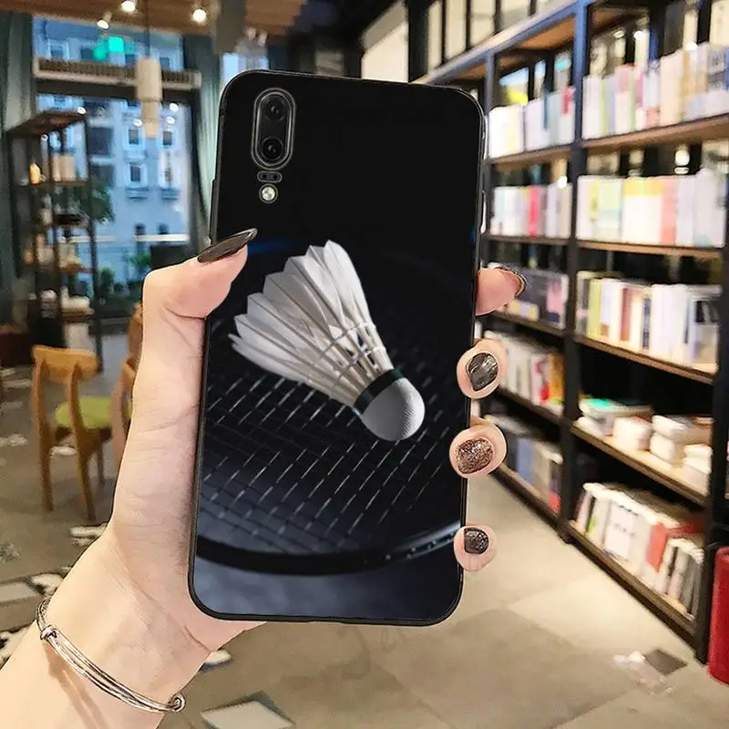 

i love badminton Phone Case For Huawei honor Mate P 10 20 30 40 i 9 8 pro x Lite smart 2019 nova 5t