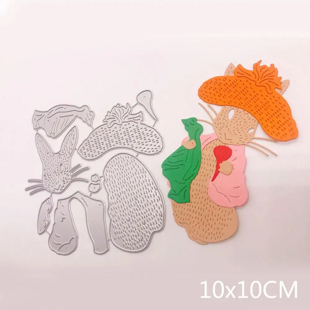 

Easter Rabbit Bunny Metal Cutting Dies For DIY Scrapbooking Embossing Paper Card Crafts Making Embossing Template Die Cut Mold