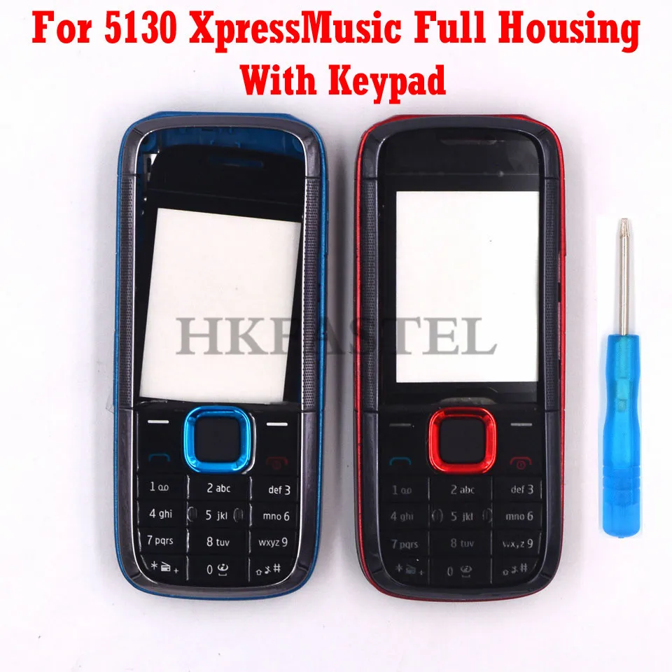 Для Nokia 5130 XpressMusic 5130XM Полный Мобильный телефон Корпус чехол+ английская клавиатура+ инструмент