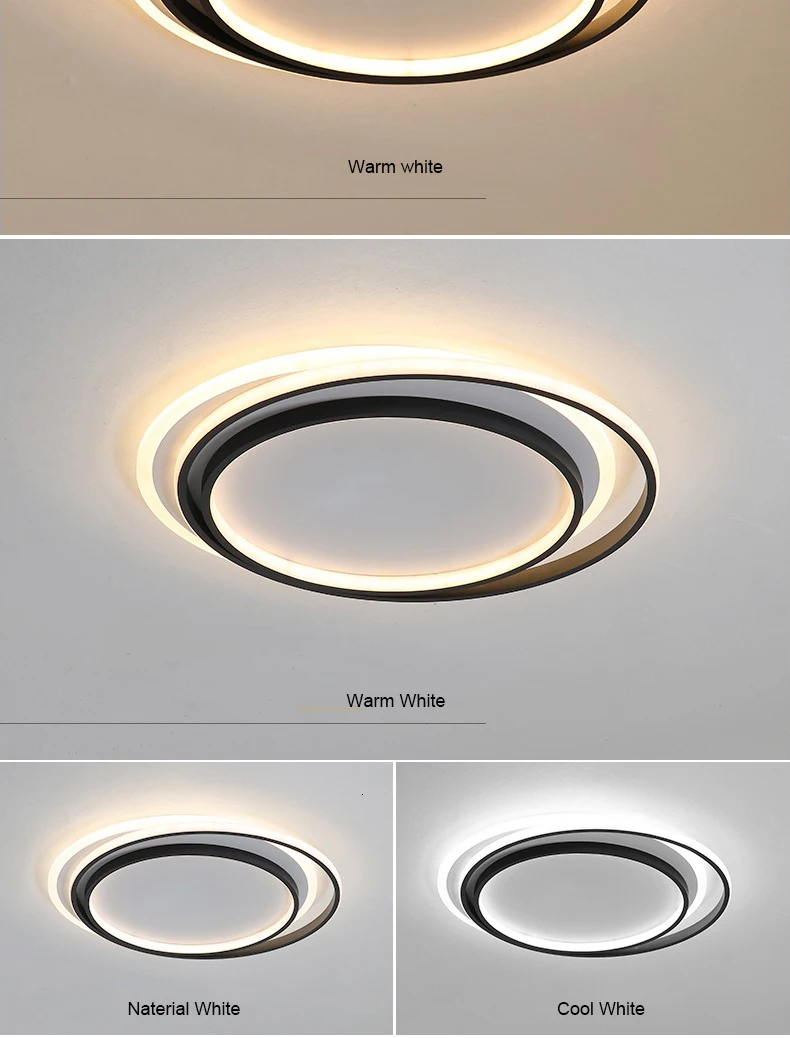 LICAN Lustre Потолочная люстра для гостиной, спальни, круглый светодиодный светильник для дома, спальни