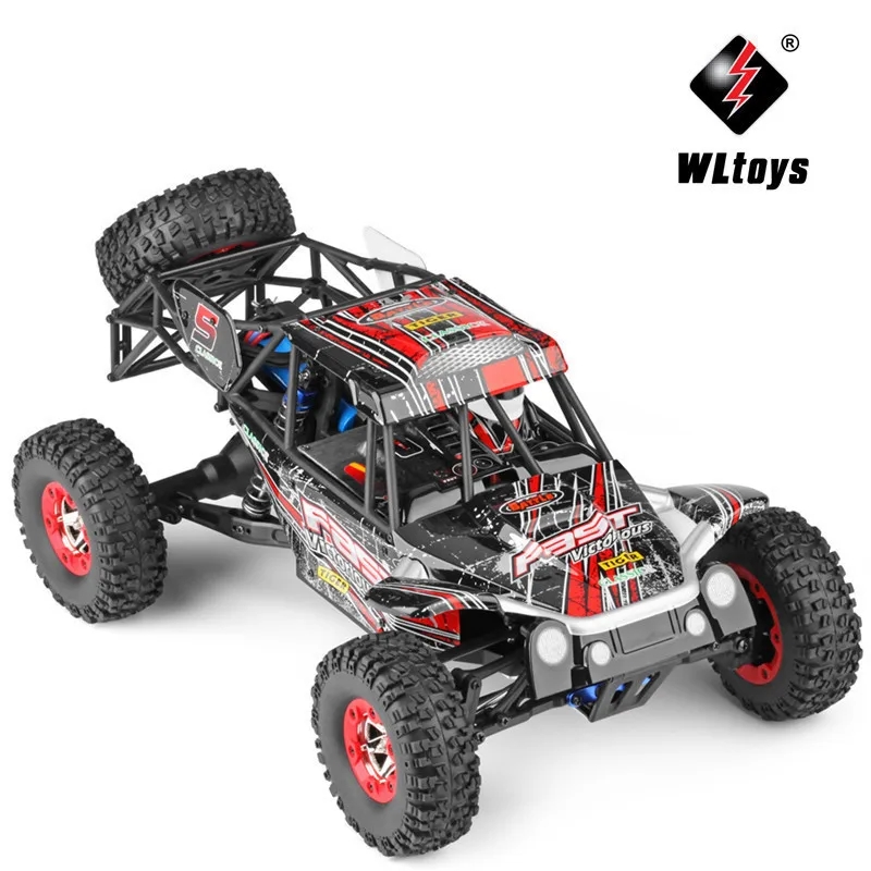 Оригинальные Wltoys 12428-A 1/12 2,4 г 4WD 50 км/ч электрические матовый внедорожные светодиодные фонари для мотоцикла дистанционное управление автомобильное транспортное средство с дистанционным управлением
