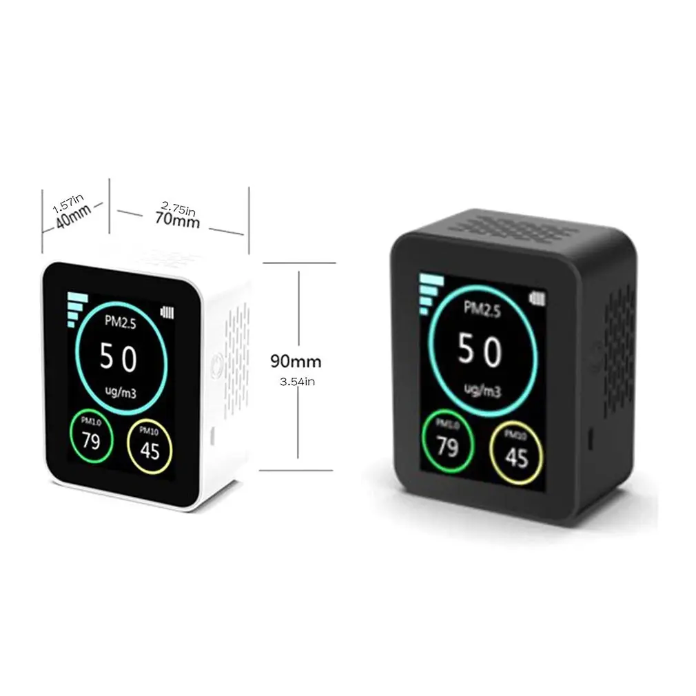 

Without Wireless Digital PM2.5 PM1.0 PM10 Temperature Humidity Haze Content Dust Detection Air Detector