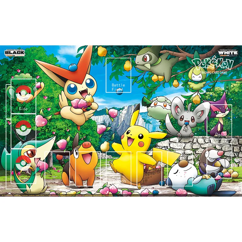 Игровой коврик для игры в с покемонами игровой зоопарк мыши аксессуары игр