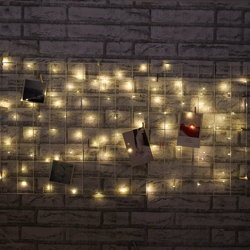 2/5/10 м 20/50/100LED USB/питание от аккумулятора медная проволока гирлянда на открытом