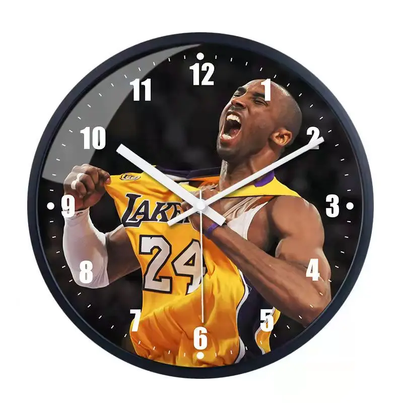 

commemorate Bryant Black Mamba Art Wall Clock Home Decoration Fashion Silent Quartz Clock Christmas new Year Gift Forever 24