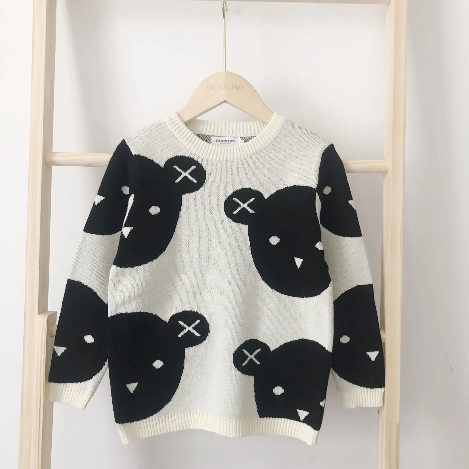 

Qunq Children Sweaters 2020 New Bear Pattern Sweater for Girls Fall Winter Baby Toddler Boys Tops Clothes Kids Pullovers