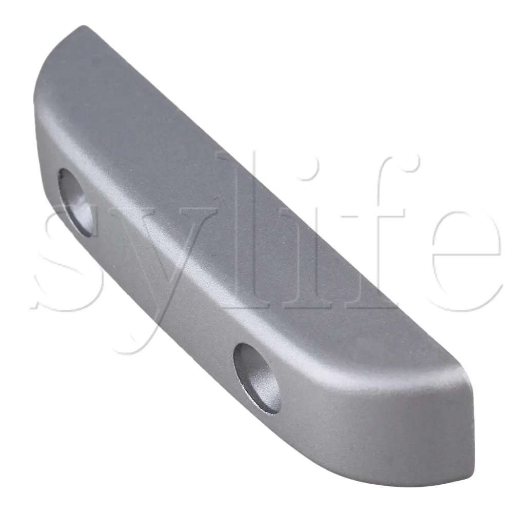 Металлический упор для большого пальца с крепежными винтами серебристый бас