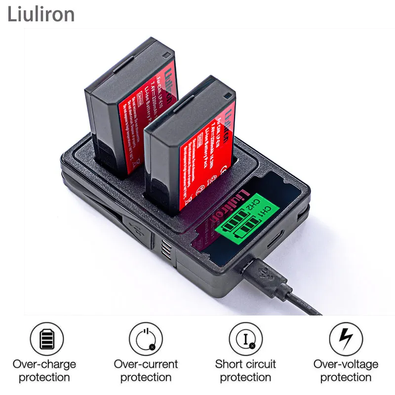 

LP-E10 LP E10 LPE10 Camera Batteries +LCD USB Charger for Canon EOS 1100D 1200D 1300D Kiss X50 X70 X80 Rebel T3 T5 T6