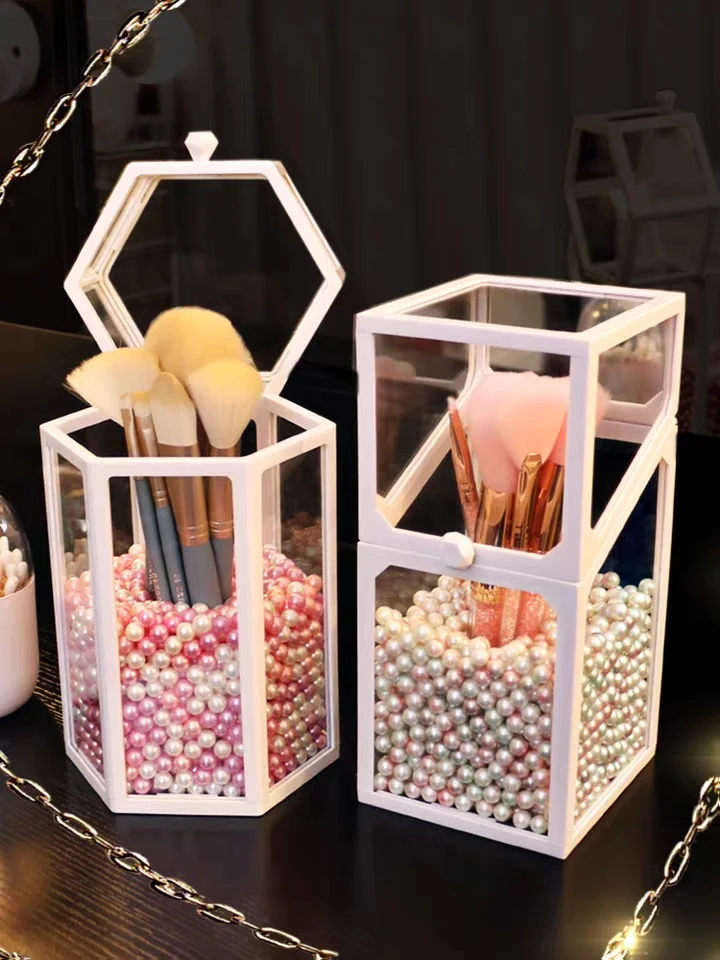 Многофункциональный органайзер для макияжа коробка чехол хранения губной