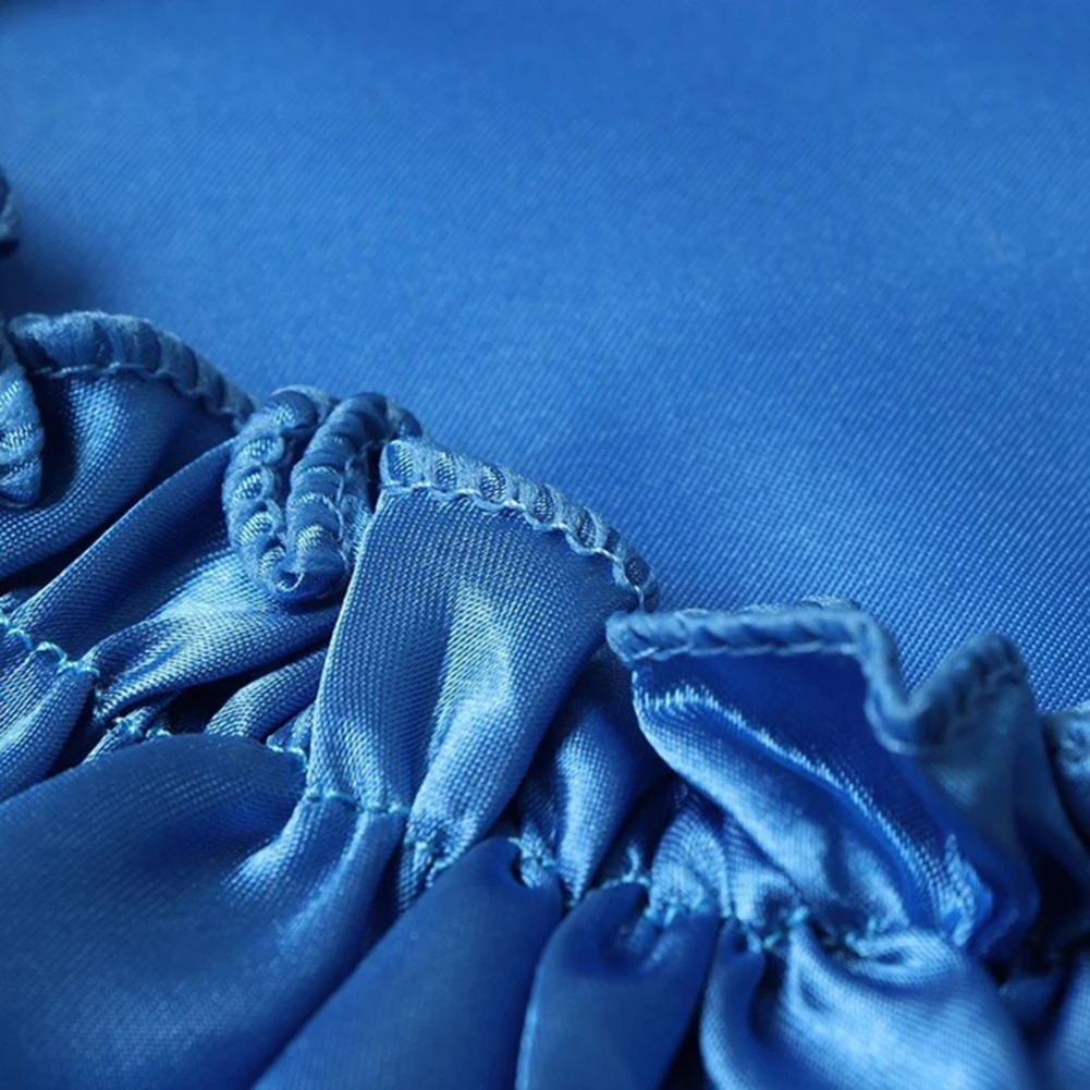 Женская эластичная атласная кружевная однотонная шапка для ночного сна