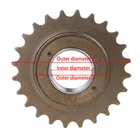 BMX велосипед гоночный велосипед 1618202224T зубчатое односкоростное свободное колесо Звездочка часть