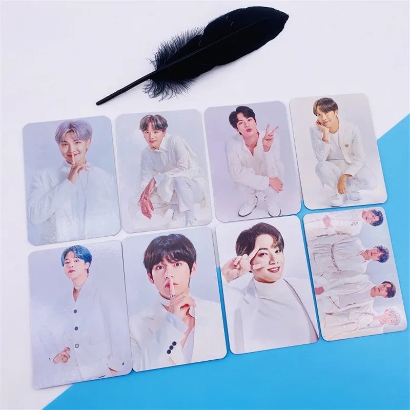 Nueva colecci&oacute;n de seguidores de tarjetas de 7x10cm, set de 8 unids/set de tarjetas de Tour de mapa Bangtan Boys, grupos de Corea del Sur, Kpop, calidad superior-2