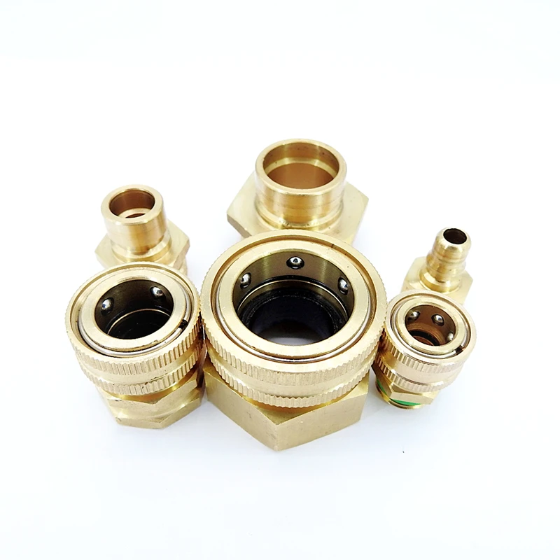 Быстроразъемный соединитель для сада 1/2 дюйма 3/4 1 дюйм медная резьба фитинги