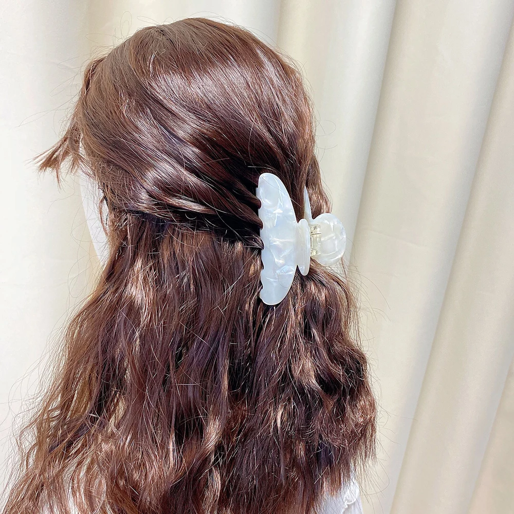 

Женские заколки-крабы для волос из ацетата с логотипом