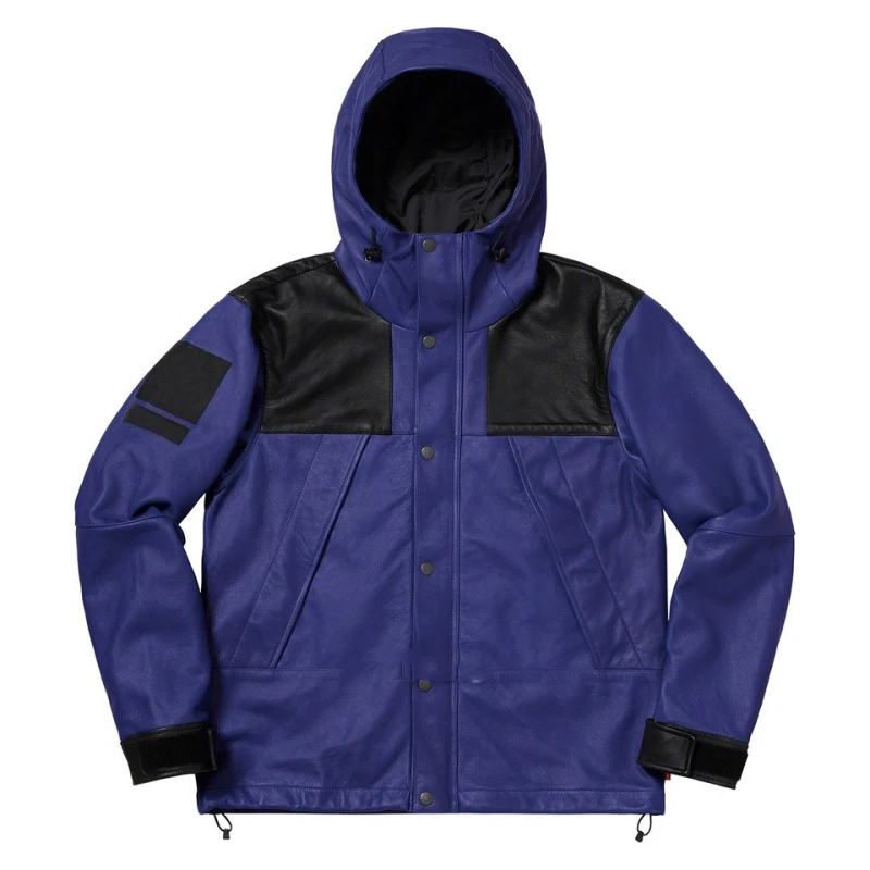 

Spring Men's Leather Jacket Coat Casual Fashion Brand Men's Jacket Mountain Men Clothing Hip Hop Loose Waterproof Windbreaker