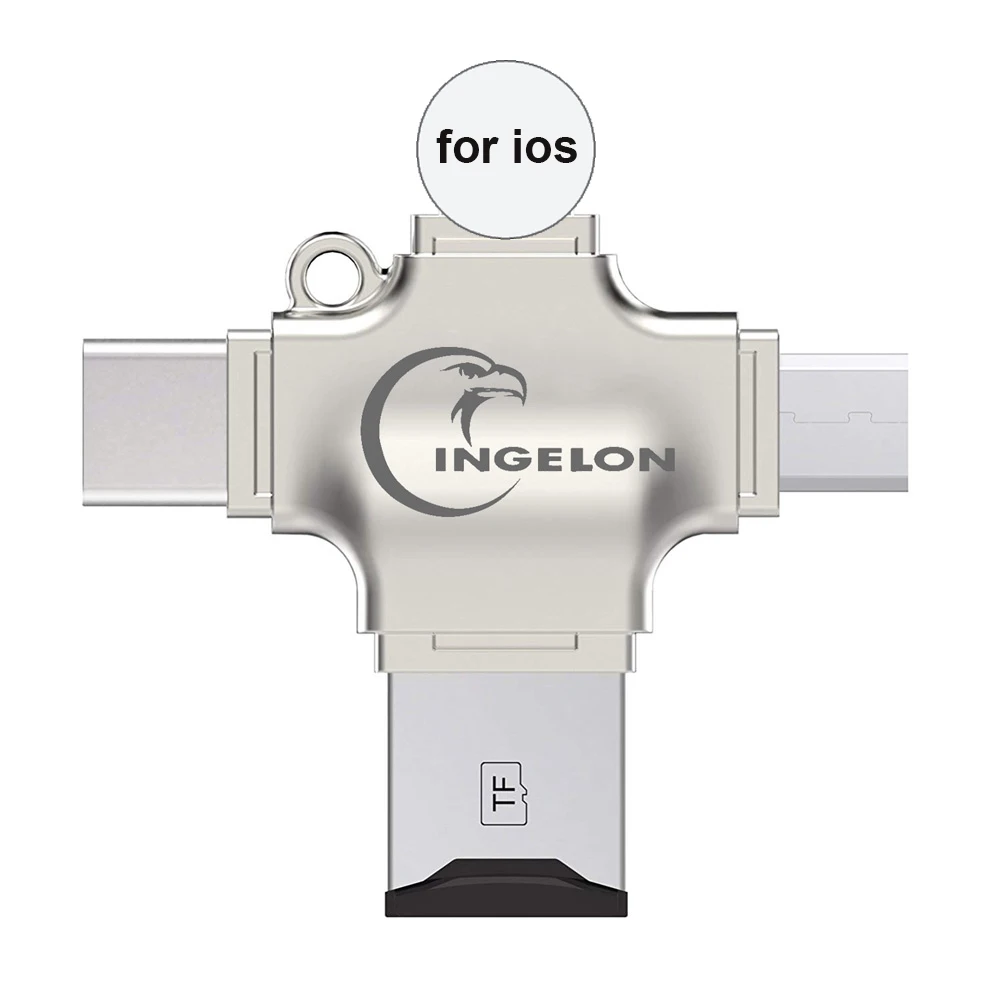 Считыватель карт памяти SD Ingelon адаптер для Micro 4 в 1 USB 3.0 micro sd к usb кардридер OTG