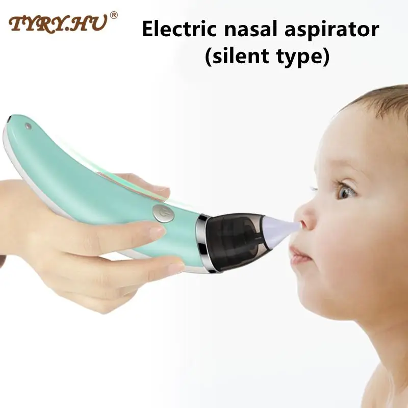 

TYRY.HU 2Style New Noiseless Baby Nasal Aspirator Electric Hygienic Nose Cleaner For Newborn Infant Toddler