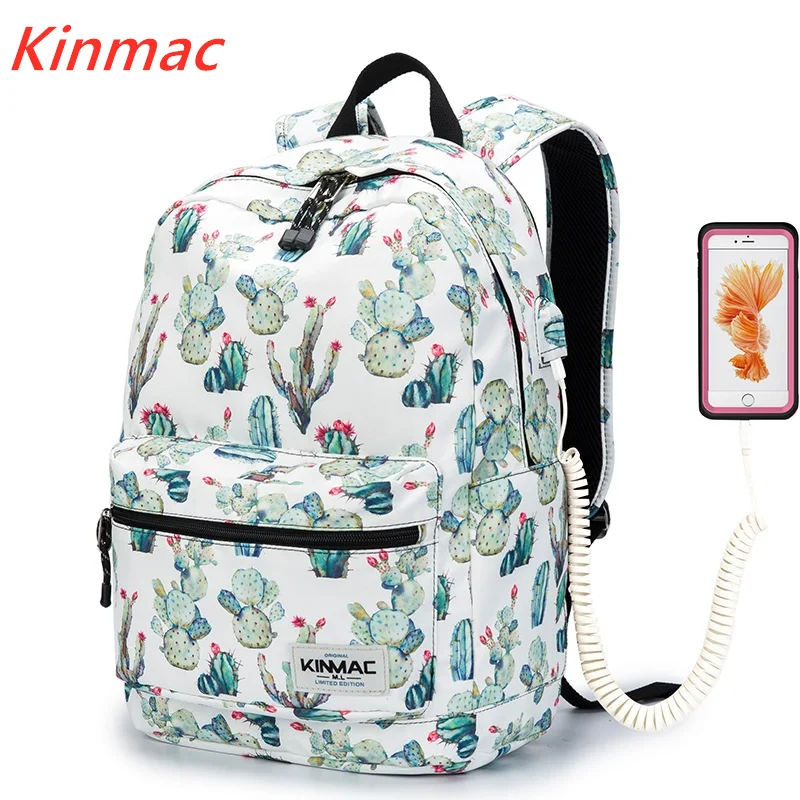 

Kinmac Brand Backpack Laptop Bag15",15.6 Inch, Cactus Shoulder Compute Bag For Macbook 15.4, Business, School, DropShip V153
