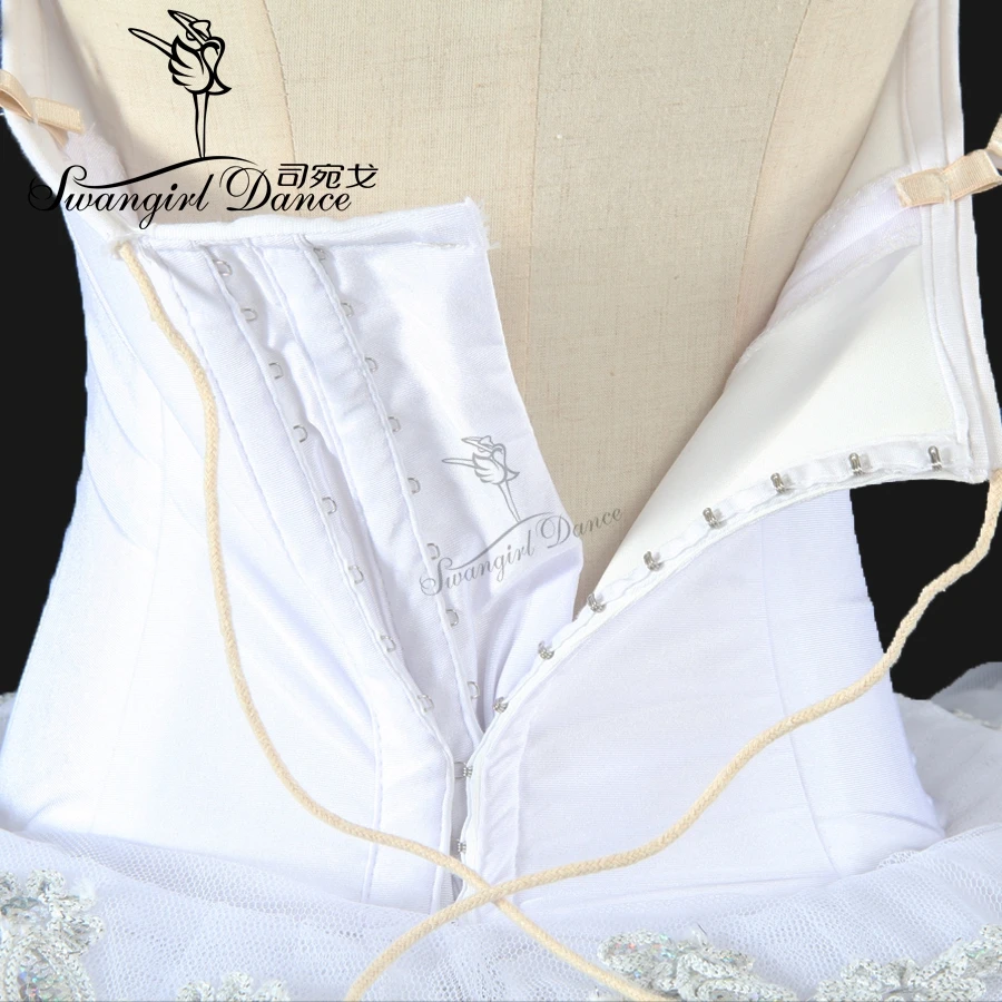 Женская профессиональная балетная пачка Щелкунчик белая классическая для