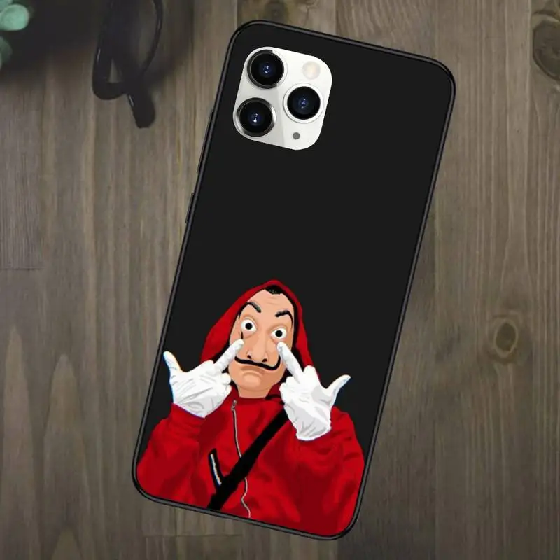 

Spain TV Money Heist House Paper Phone Cases for iPhone 11 12 mini pro XS MAX 8 7 Plus X XS XR