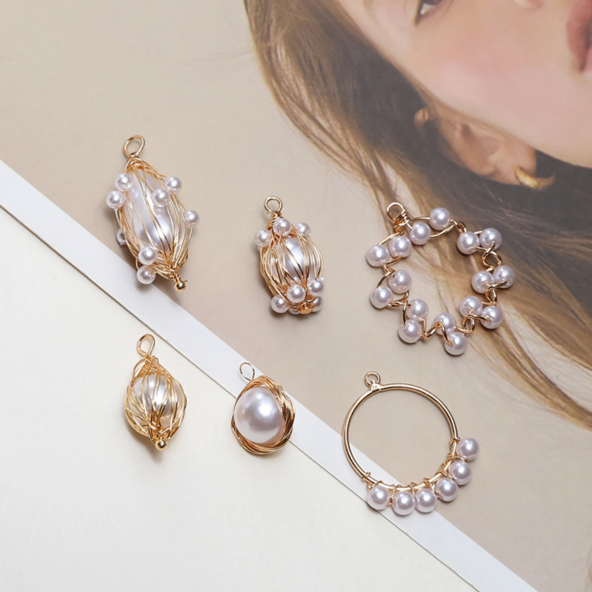 Набор аксессуаров для ювелирных изделий GUFEATHER набор из медной проволоки покрытой