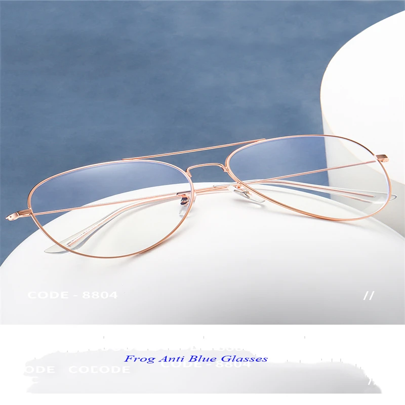 Clear Transparent Computer Anti Blue Screen Light Blocking Glasses Frame Women Men