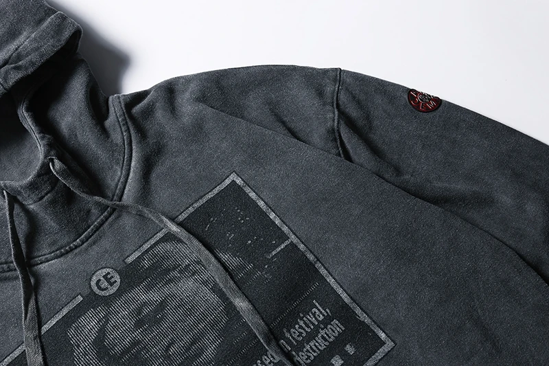 CAV EMPT C.E Gray Purple Green Hoodie Men Women Logo Cavempt Hoodie Embroidered Letters Cavempt Vintage Fashion Sweatshirt