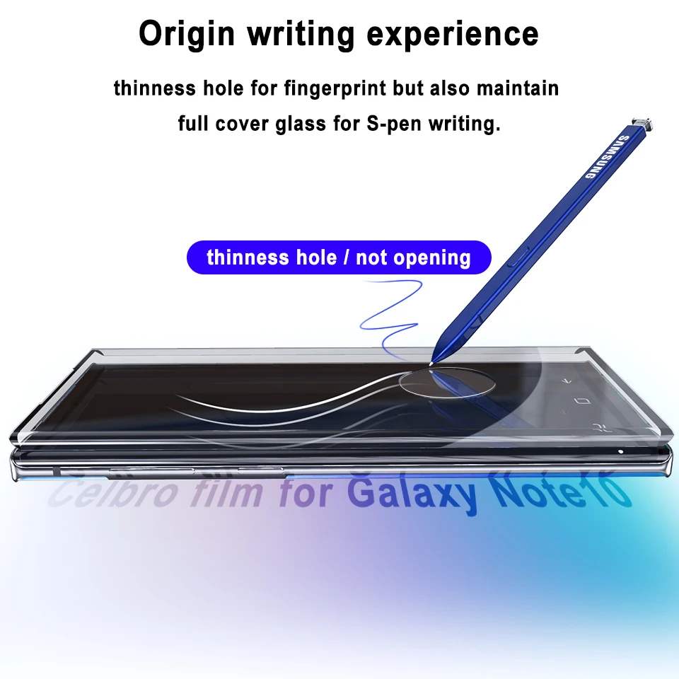 Защита для экрана из закаленного стекла Samsung Galaxy S10 5G плюс S10e Примечание 10