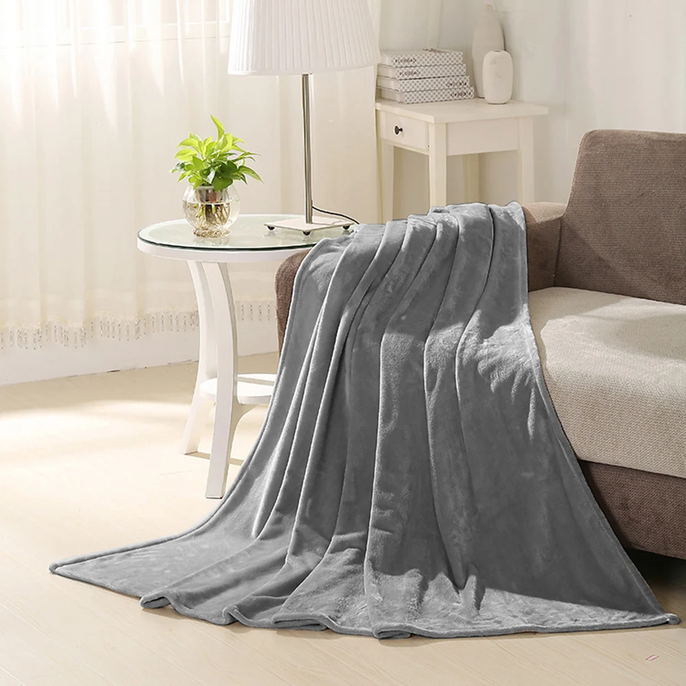 Мягкое теплое Фланелевое Флисовое одеяло зимние фланелевые одеяла для дивана