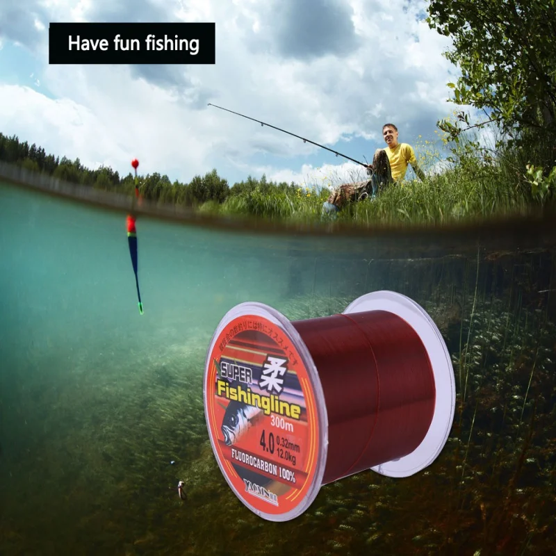 

300m Nylon Fishing Line Japanese Durable Monofilament Rock Sea Fishing Line Thread Bulk Spool All Size 2021