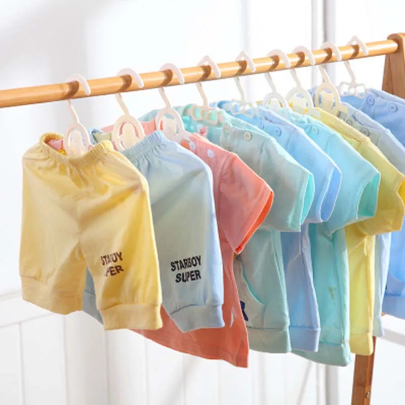 1 шт. красочные детские вешалки для одежды пластиковая уличная сушилка детей - Фото №1