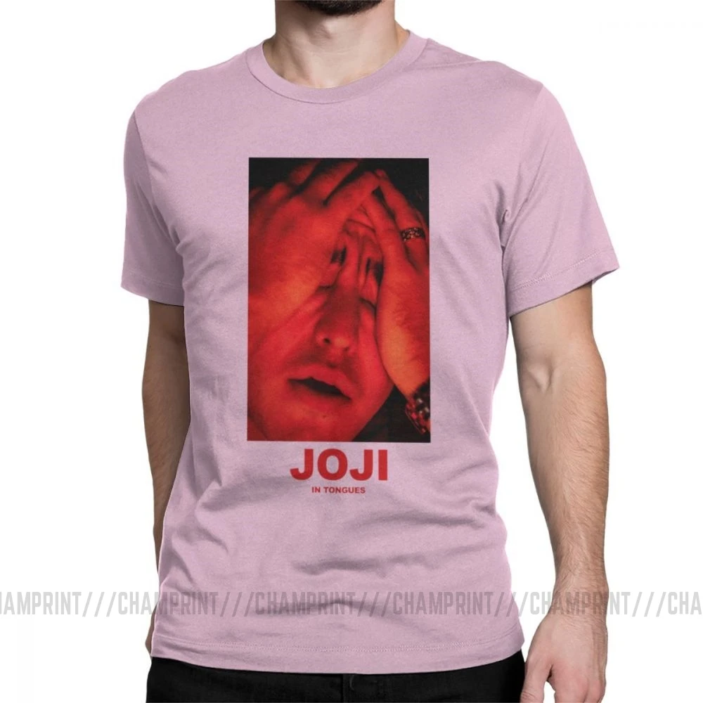 Мужская футболка Joji, грязный Франк, розовый Guy Meme, японский Ютуб, хлопок, безумные футболки с коротким рукавом, летняя футболка - Цвет: Розовый