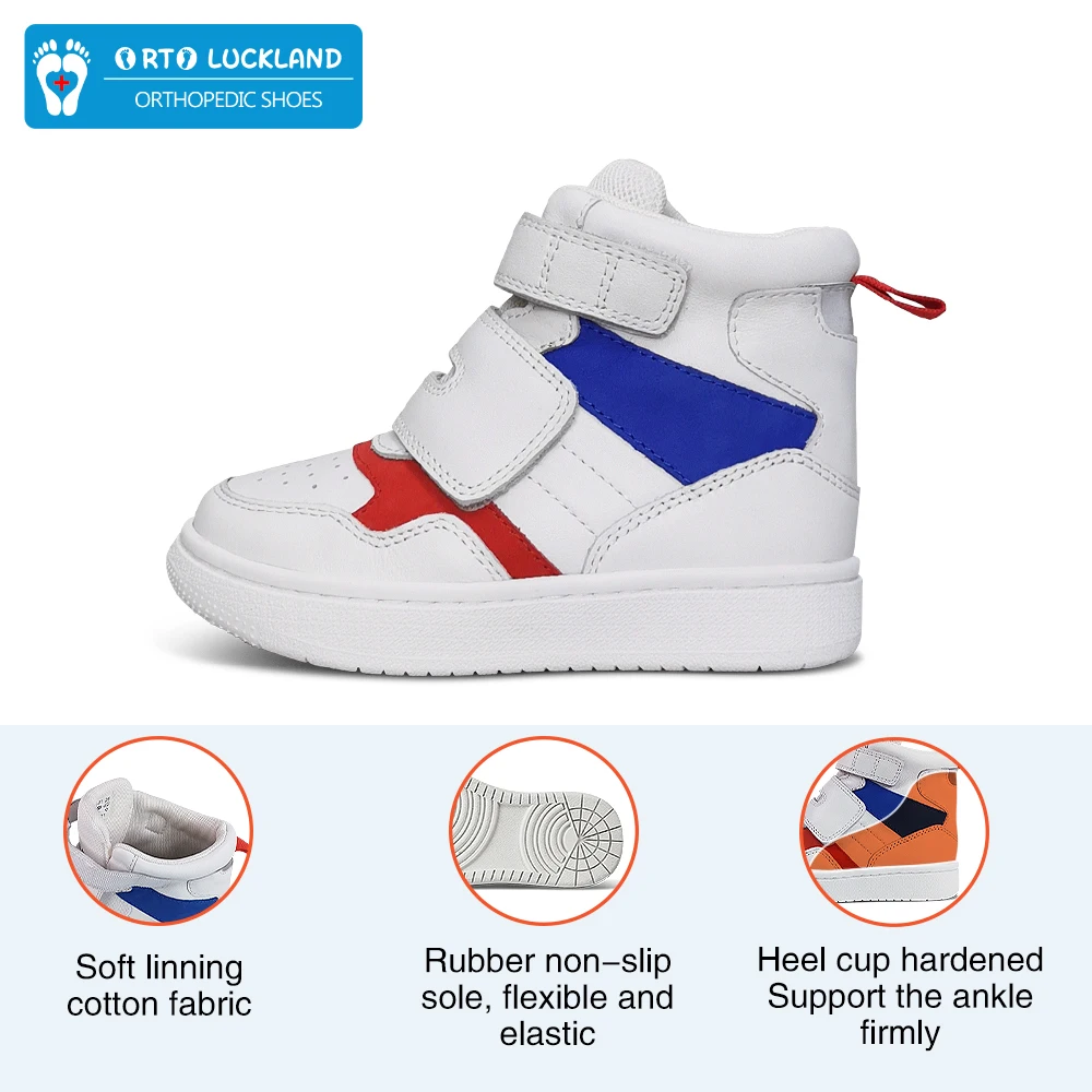 2021 New Orthopedic Shoes For Kids Casual Sneakers Foot Care With Adjustable Strap Sports Correction Baby Girl Boy Footwear