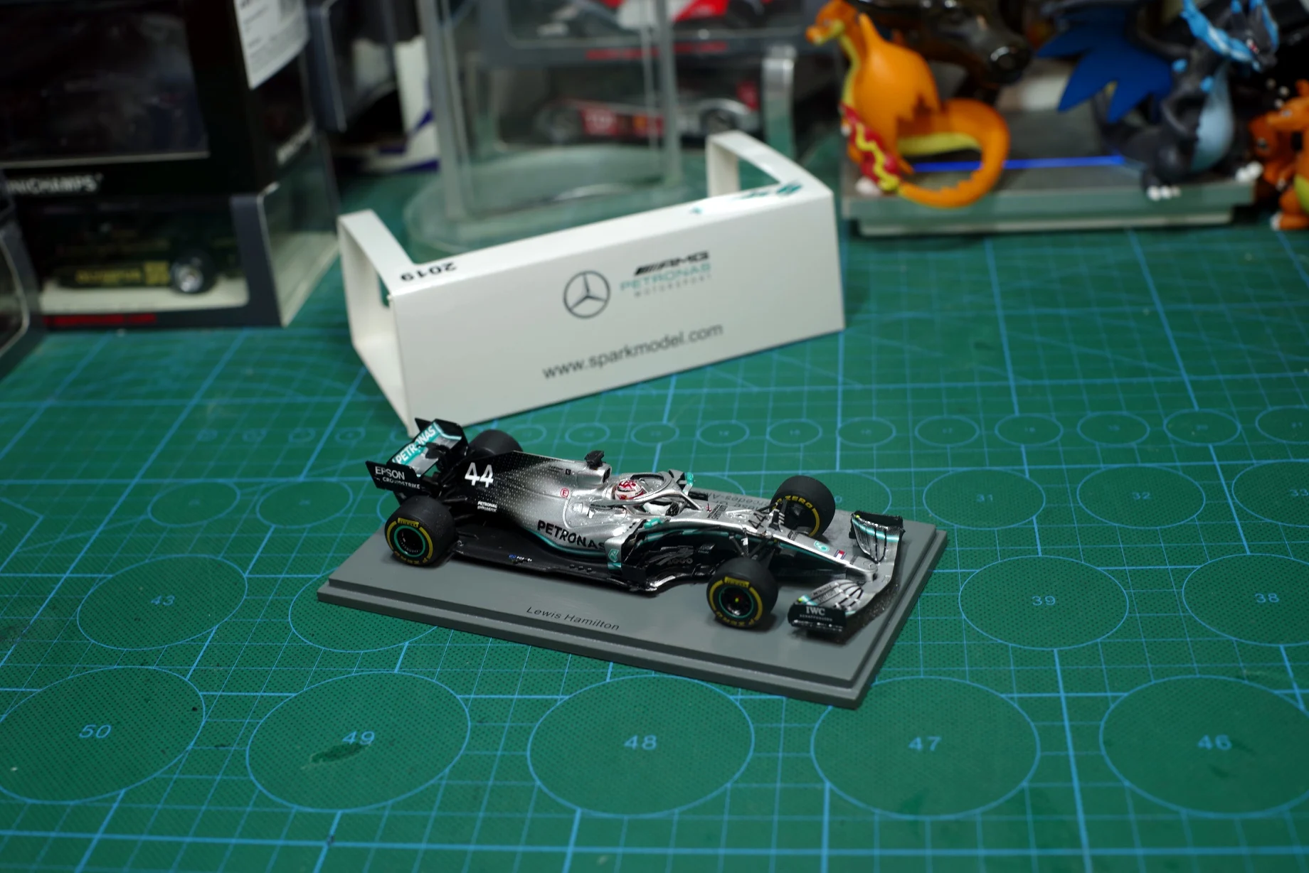 1/43 2019 China Station Mercedes AMG Benz W10 Гамильтон F1 коллекция моделей автомобилей с
