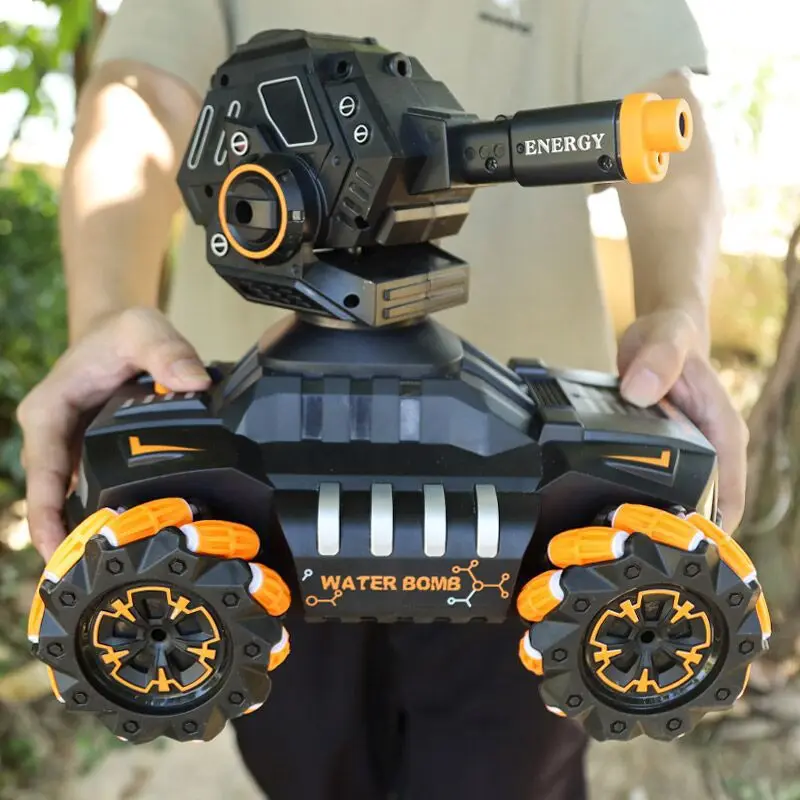 

The new remote control tank car water gun armored car watch gesture sensor remote control car rampant stunt car